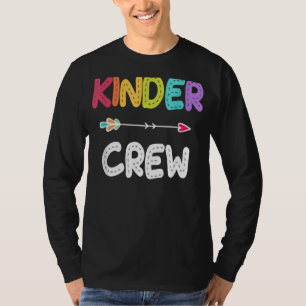 Kinder Crew Kindergarten Lärare 1:a skoldagen T Shirt
