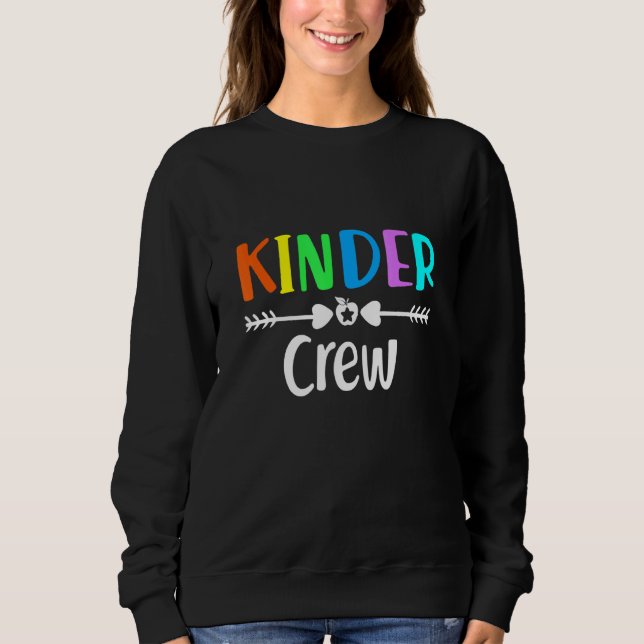 Kinder Crew Kindergarten Lärare Heart 1-dagen T Shirt (Framsida)