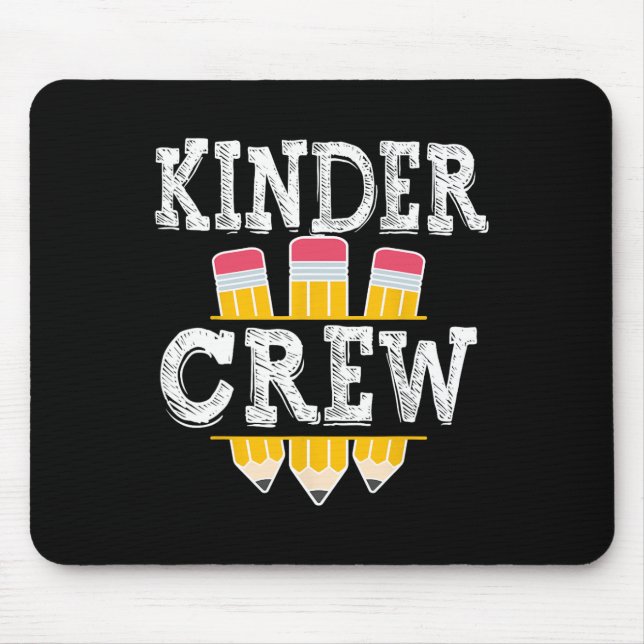 Kinder Crew Roligt Kindergarten Squad Teacher 1:a  Musmatta (Framsidan)