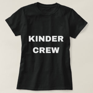 Kinder Crew Shirt, Kinder Crew Tröja för lärare, K