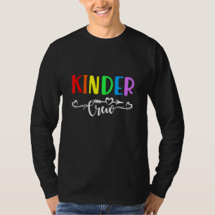 Kinder Crew Team Kindergarten Lärare 1:a dagen T Shirt