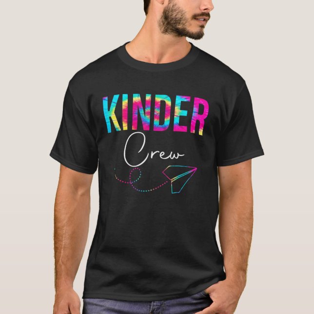 Kinder Crew Tie Dye Apprecition Day Hej Tillbaka t T Shirt (Framsida)