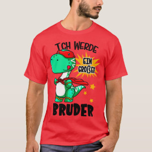 Kinder Dino Ich werde groer Bruder Jungen T Shirt