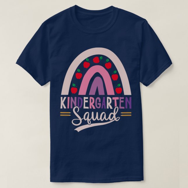 Kinder Garten Squade Rainbow Tee Back to school (Design framsida)