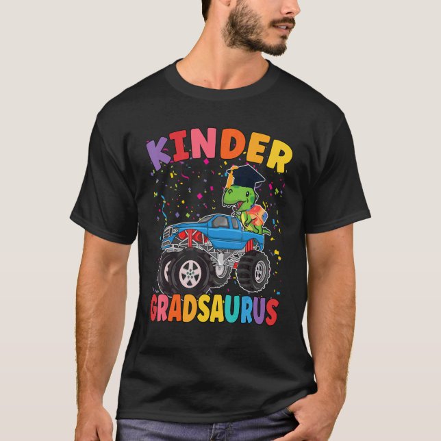 Kinder Gradsaurus Kindergarten Saurus 1 T Shirt (Framsida)