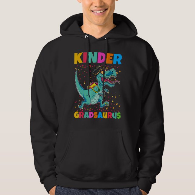 Kinder Gradsaurus Studenten Hoodie (Framsida)