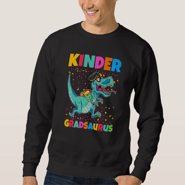 Kinder Gradsaurus Studenten Lång Ärmad Tröja (Framsida)