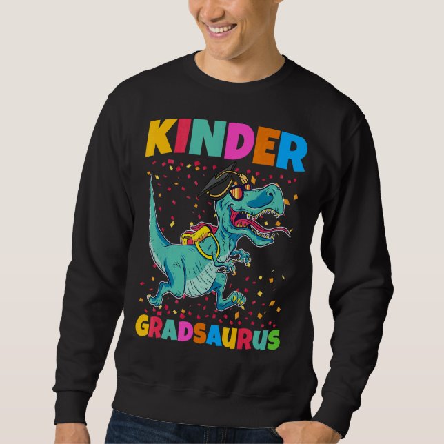 Kinder Gradsaurus Studenten Lång Ärmad Tröja (Framsida)