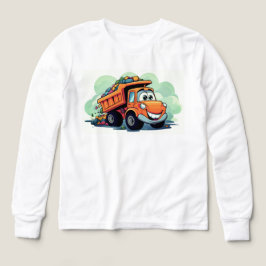 🚧👷♂️ Kinder Pullover – Cooles Baustellenauto T Shirt