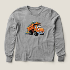 🚧👷♂️ Kinder Pullover – Cooles Baustellenauto T Shirt