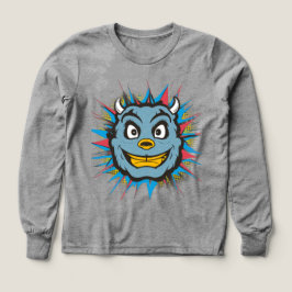 👹 Kinder Pullover – Lustiges Monster Gesicht T Shirt