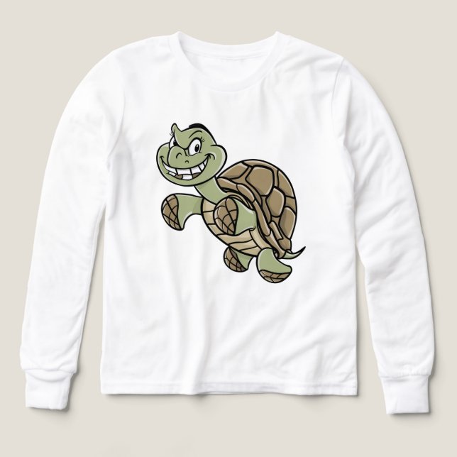 🐢 Kinder Pullover – Niedliche Schildkröte  T Shirt (Design framsida)