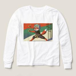 🥷🦊 Kinder Pullover – Ninja Fuchs T Shirt