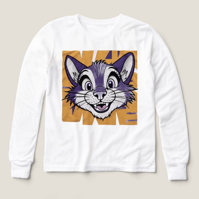 🦊 Kinder Pullover – Süßer Fuchs T Shirt (Design framsida)