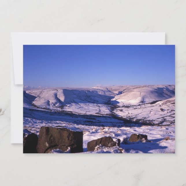 Kinder Scout Edale Helgdag Card Julkort (Framsida)