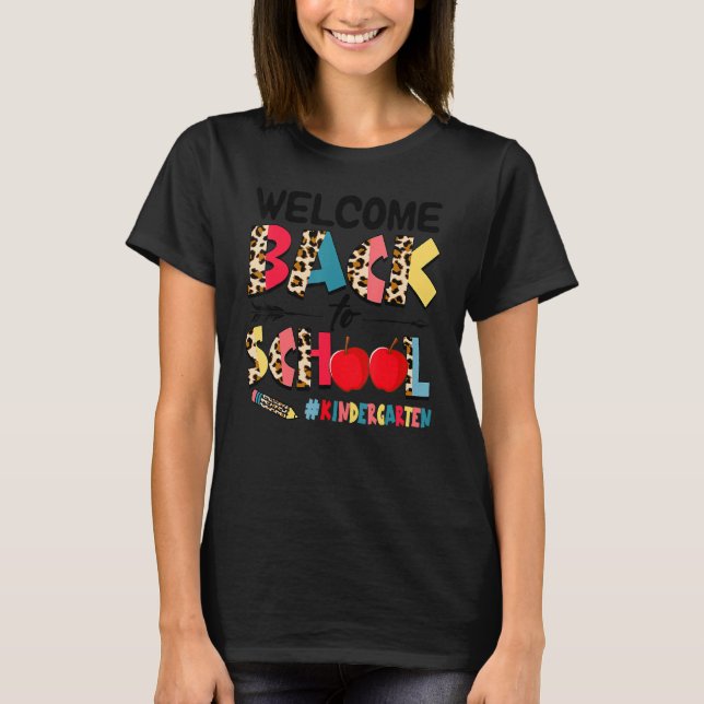 Kinder Team Kindergarten Back to school Lacher Ki T Shirt (Framsida)