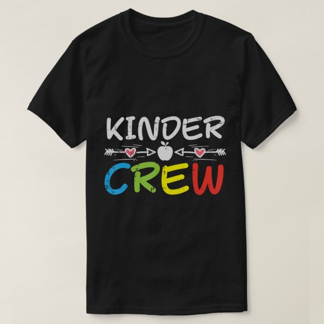 Kinderbesättning första dagen i Kindergarten Boys  T Shirt (Design framsida)