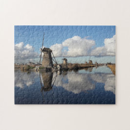 Kinderdijk Vind Mills Netherlands Holland Blades J Pussel