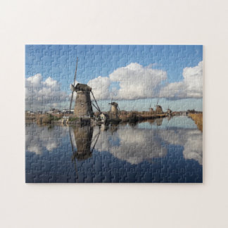 Kinderdijk Vind Mills Netherlands Holland Blades J Pussel