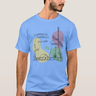 Kinderdijk Windmills Holland 1 T Shirt