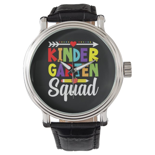 Kindergaren Squad Teacher Armbandsur (Framsida)