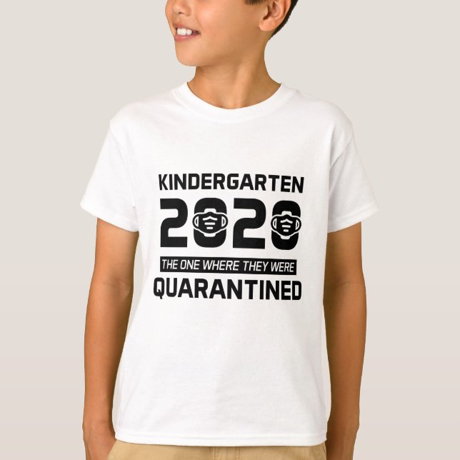 kindergarten 2020 i karantän t shirt (Framsida)