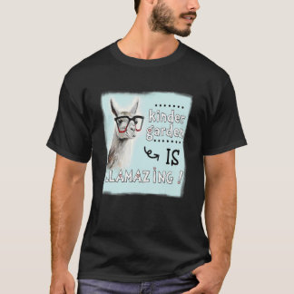 Kindergarten är Llamazing Llama Back to school Te T Shirt