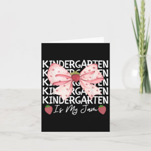 Kindergarten är min Sylt-jordgubbe Back to school Kort