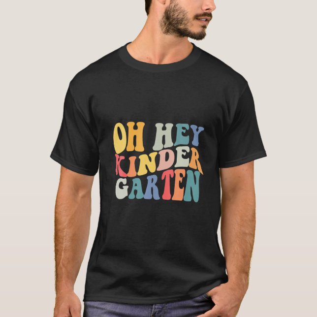 Kindergarten Back to school för lärare och T Shirt (Framsida)