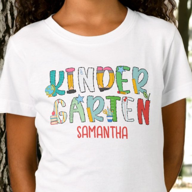 Kindergarten Back to school Personlig T Shirt (Skapare uppladdad)