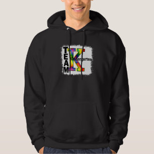 Kindergarten Baksida av den blekta läraren och Stu Hoodie