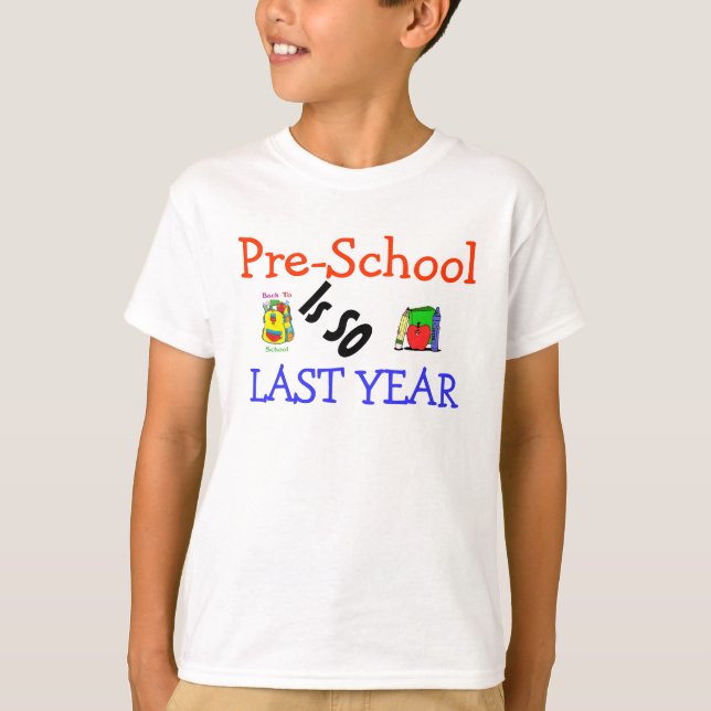 KINDERGARTEN BARNS T-SHIRT-MALL TEE SHIRT (Framsida)