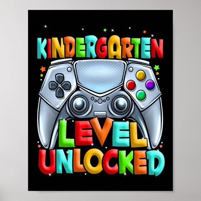 Kindergarten Ck To School Kids Level Kindergarten  Poster (Framsidan)