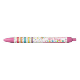 Kindergarten Crayon Färg Hearts Rand Butterfly