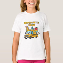 Kindergarten Crew | Cute Back to school Buss T Shirt