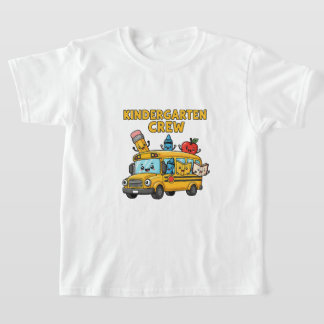 Kindergarten Crew | Cute Back to school Buss T Shirt