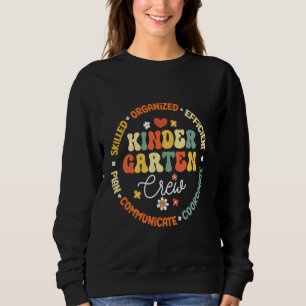 Kindergarten Crew Kinder Back to school Teacher Te T Shirt