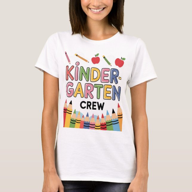 Kindergarten Crew T-Shirt (Framsida)