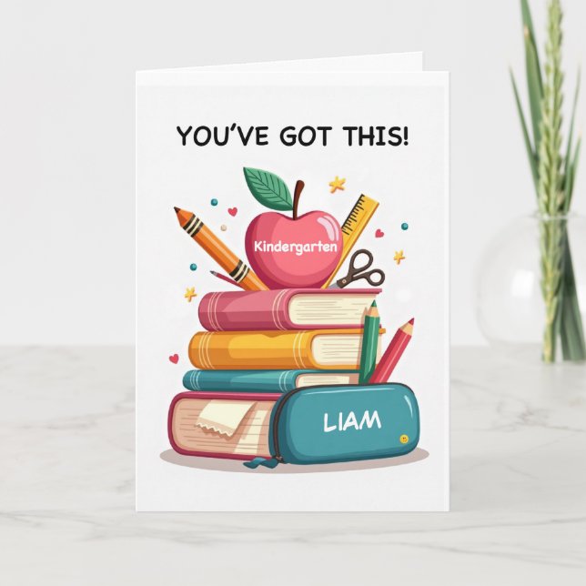 Kindergarten Du har Har Denna specialskola Kort (Framsida)