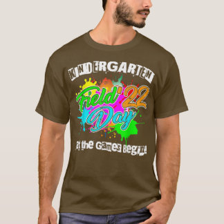 Kindergarten Fält Day 2022 Kids Boys Girls School T Shirt
