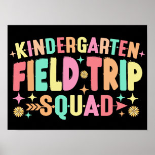 Kindergarten Fält Resa Squad Poster