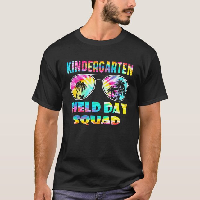 Kindergarten Filed Day Squad Fält Resa 2022 Tie D T Shirt (Framsida)