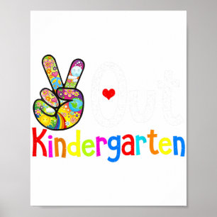 Kindergarten, förra dagen, Grad från skolan Kinder Poster