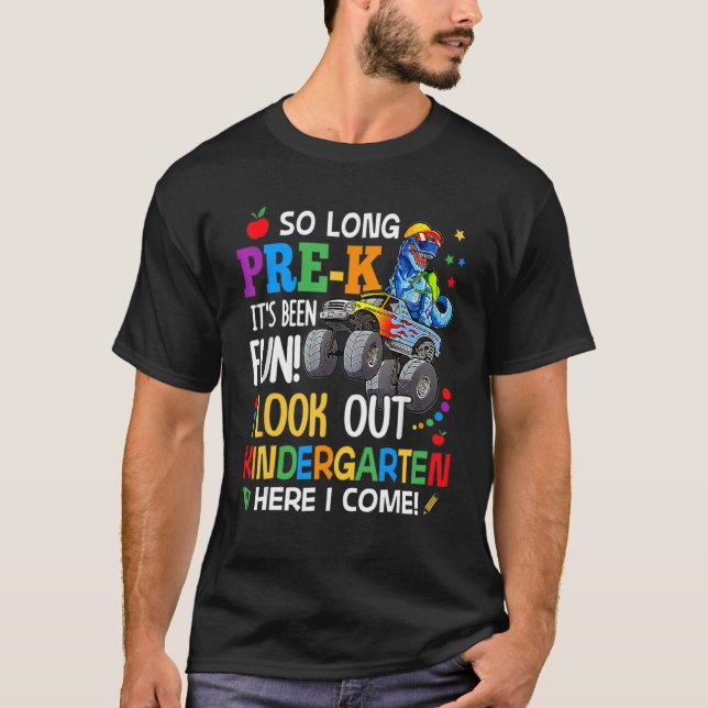 Kindergarten, förra dagen, var så lång. t shirt (Framsida)