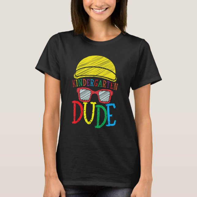 Kindergarten Första dagen Back to school Studen T Shirt (Framsida)