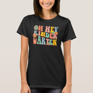 Kindergarten första dagen Back to school Teach T Shirt