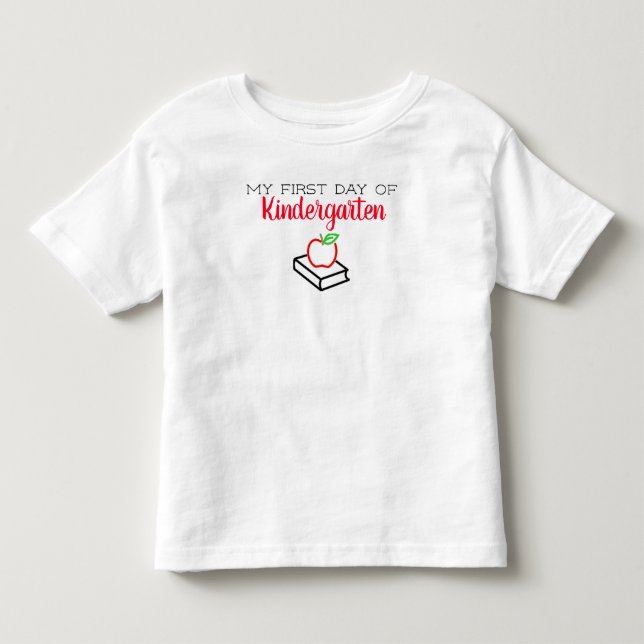Kindergarten: första dagen t shirt (Framsida)