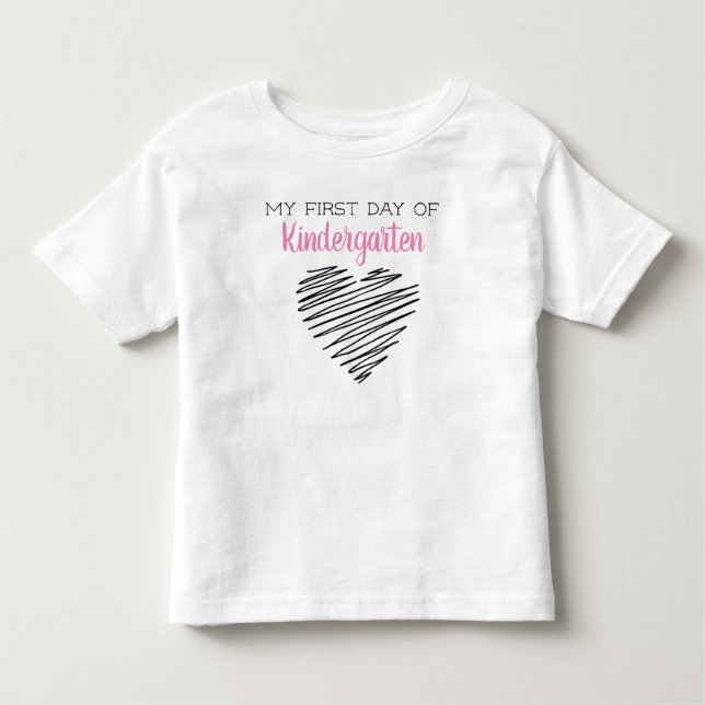 Kindergarten: första dagen t shirt (Framsida)