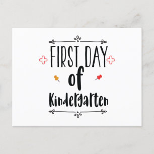 Kindergarten: första dagen vykort