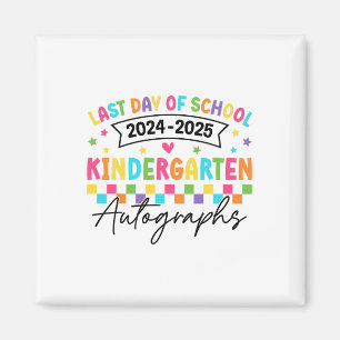 Kindergarten Graduat i skolan i fjol Magnet
